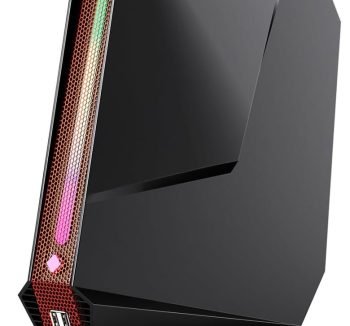 Mini PC Gaming, Intel Core I7-8750H Mini PC Nvidia GTX 1050 GDDR5 RGB Lights Desktop Mini Computer 16GB DDR4 512GB M.2 NVMe SSD, Support 4K Triple Display WiFi 6 BT 5.2, Windows 11 Pro